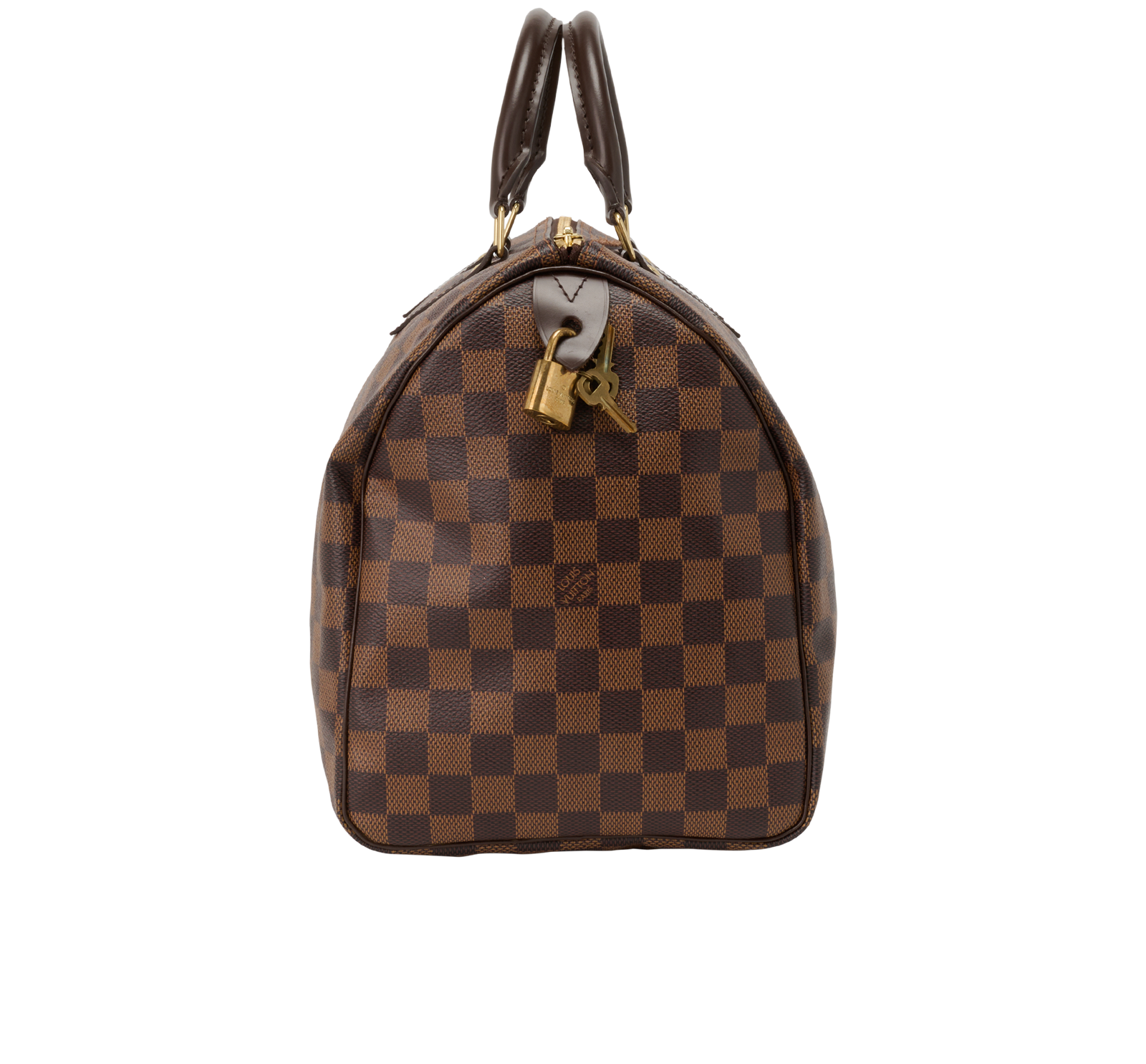 Speedy 35, &pound;795, Handbags, Brown, Canvas, Bottom view